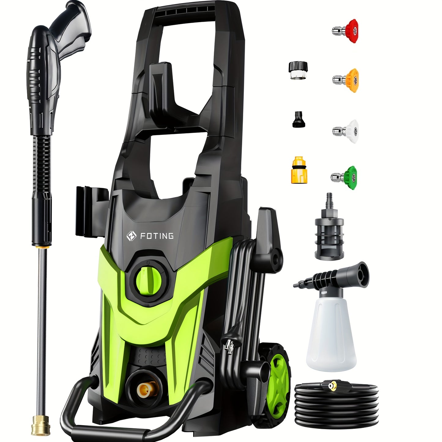 Heavy Duty Electric Pressure Washer With Foam Cannon