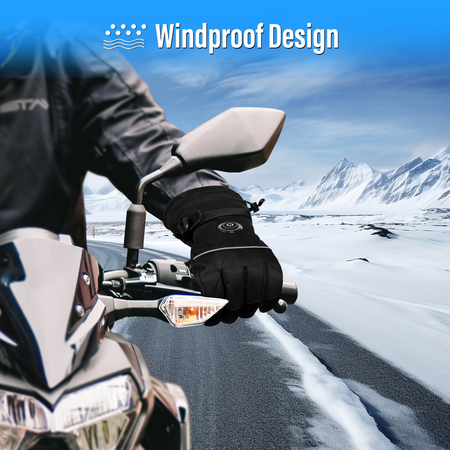 Rechargeable Heated Gloves For Men And Women 5V 6000mAh