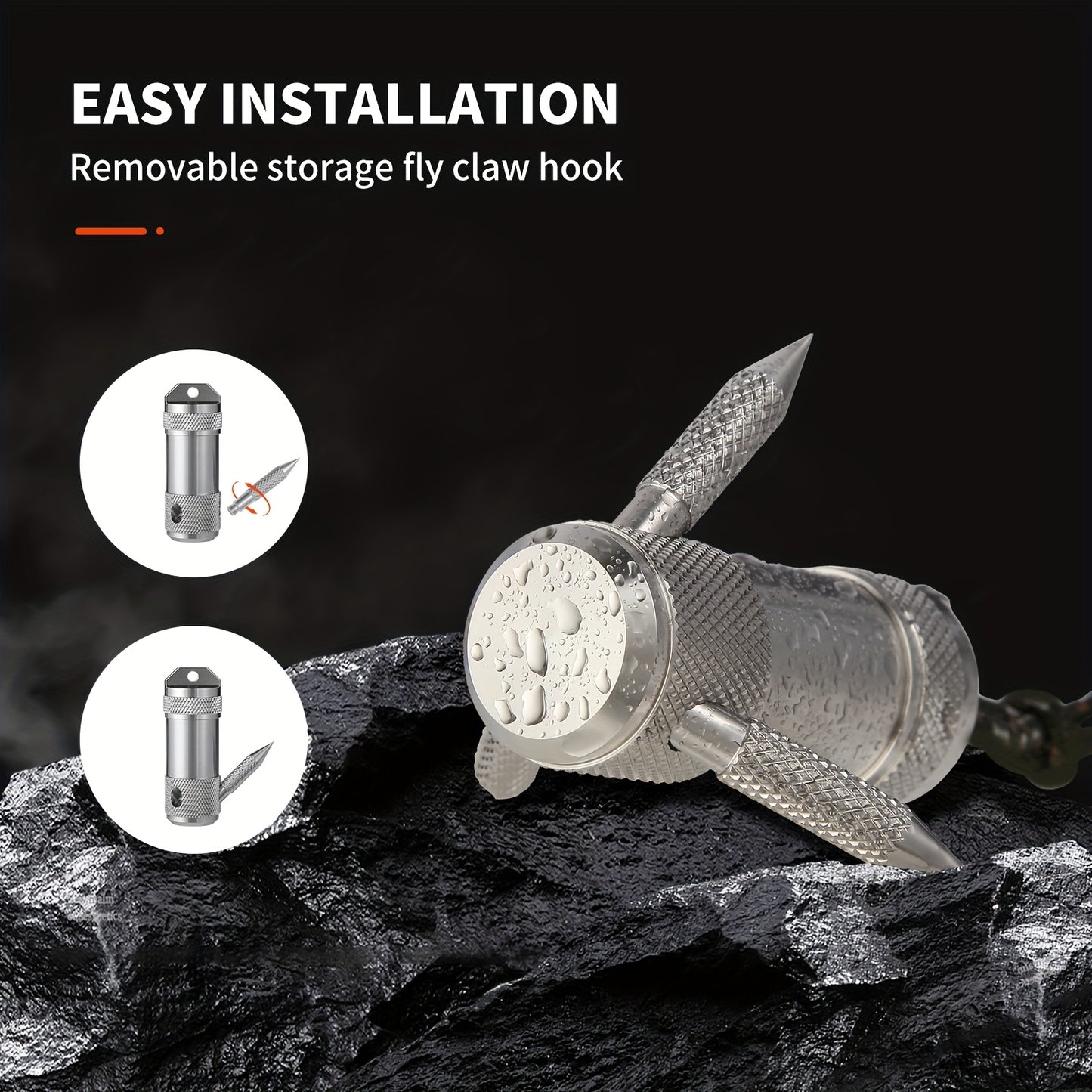 Heavy Duty Stainless Steel Grappling Hook For Survival