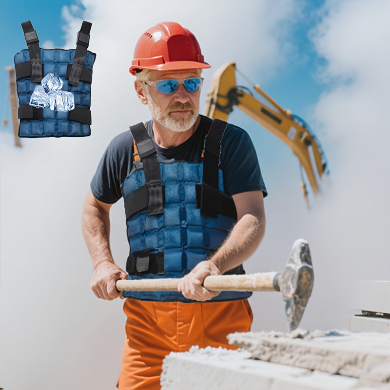 Summer Cooling Vest with Built-In Air Conditioner for Comfort