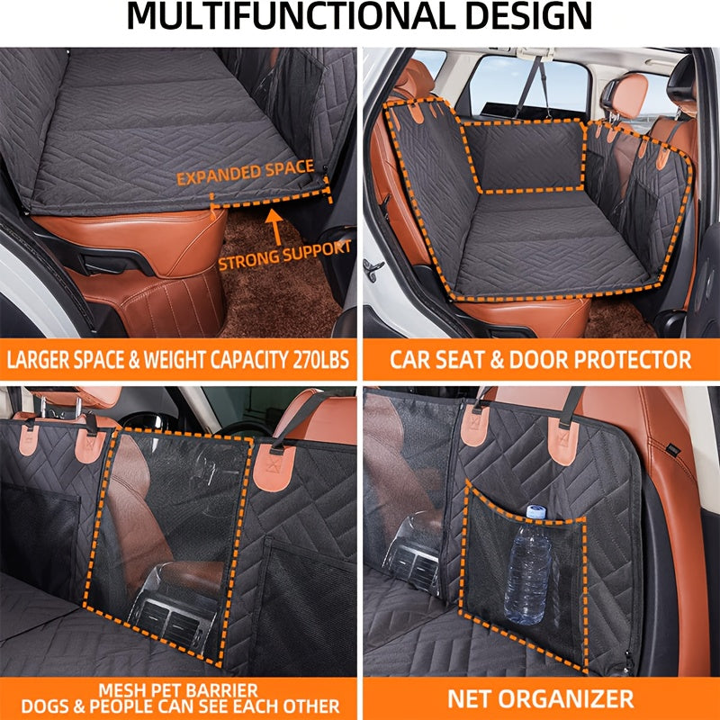 Heavy-Duty Waterproof Dog Car Seat Extender and Protector