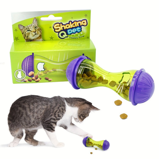 Interactive Cat Treat Dispenser Puzzle Feeder Non Electric