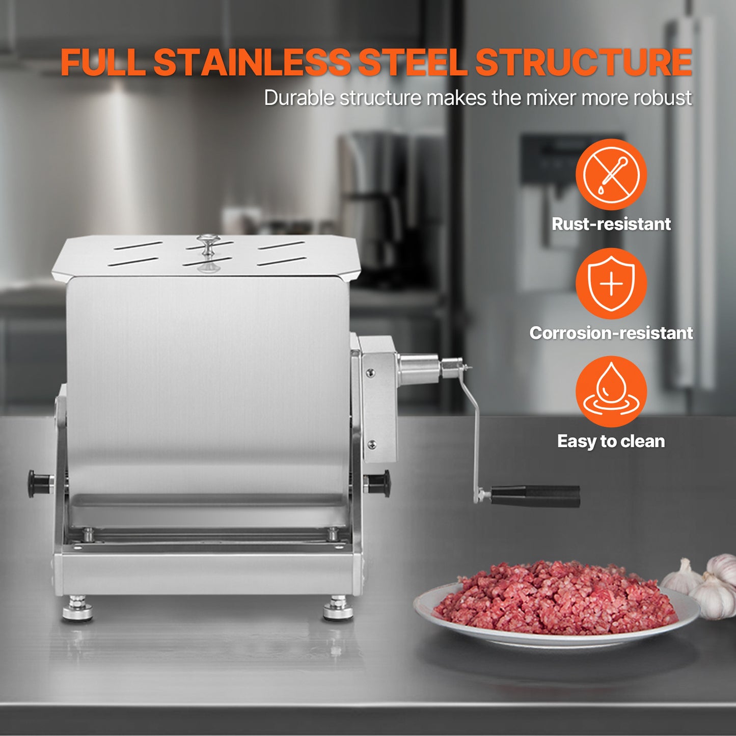 Manual Meat Mixer For Sausage And Ground Meat Mixing