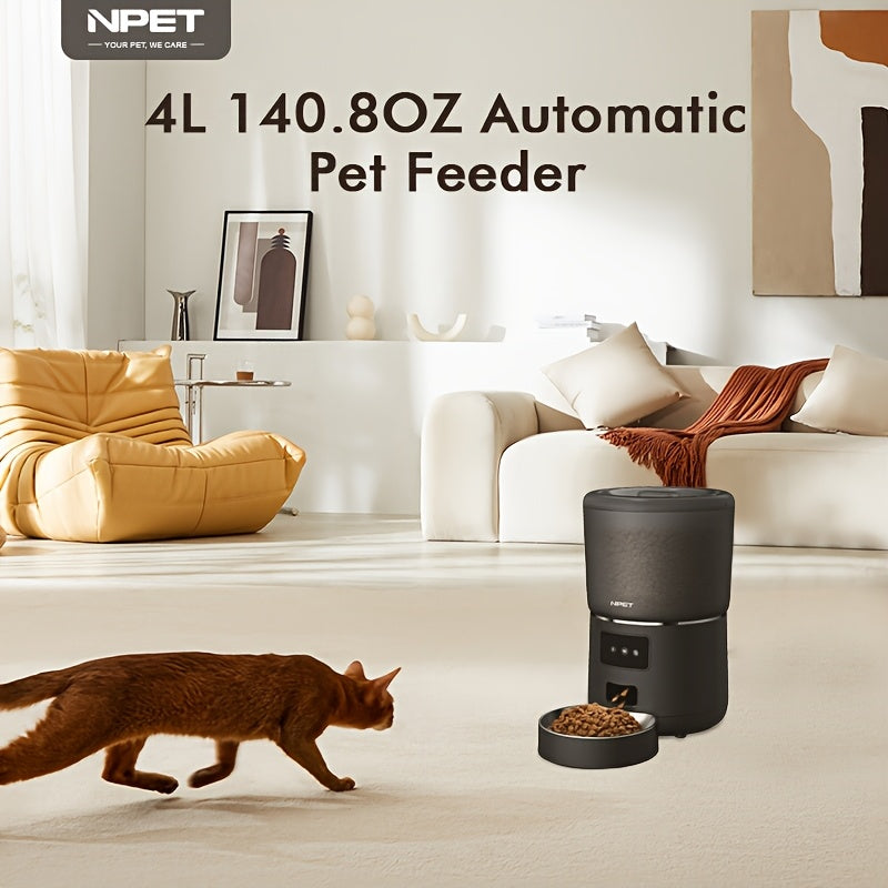 Smart Automatic Pet Feeder With App Timer And Dispenser