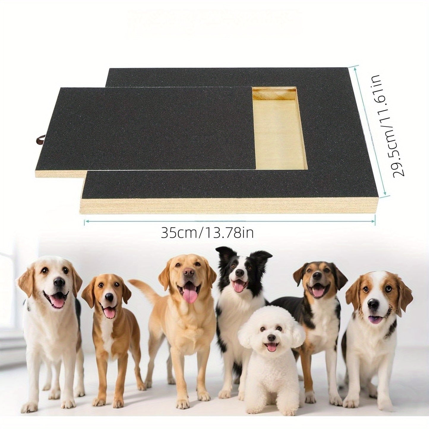 Premium Dog Scratch Pad Foldable Adjustable With Sandpaper