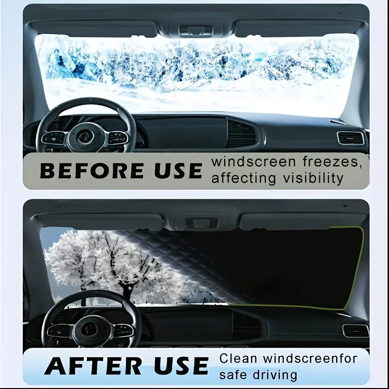 Universal Winter Windshield Cover With UV Protection
