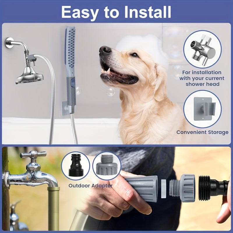 Pet Bath Spray Gun With 3 Modes