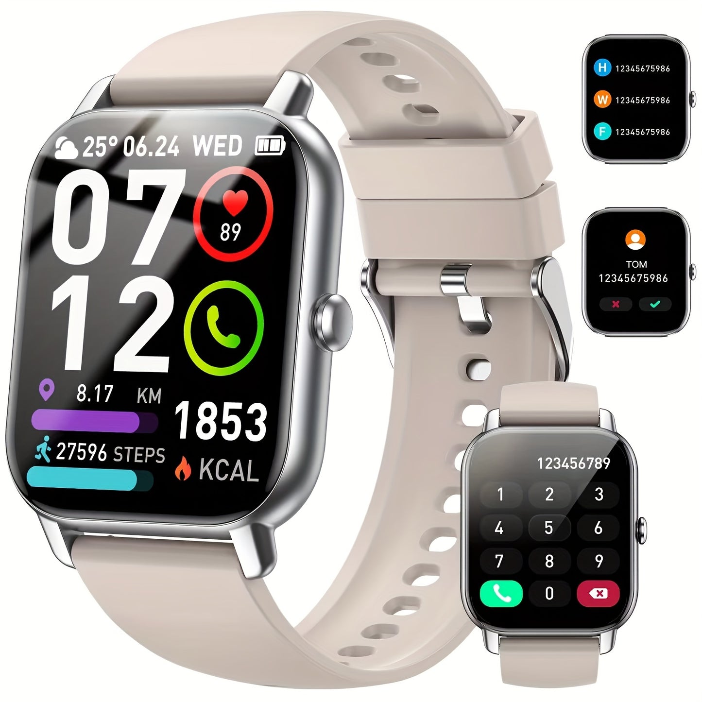 Men's And Women's Smartwatches With Fitness Tracking And Calling
