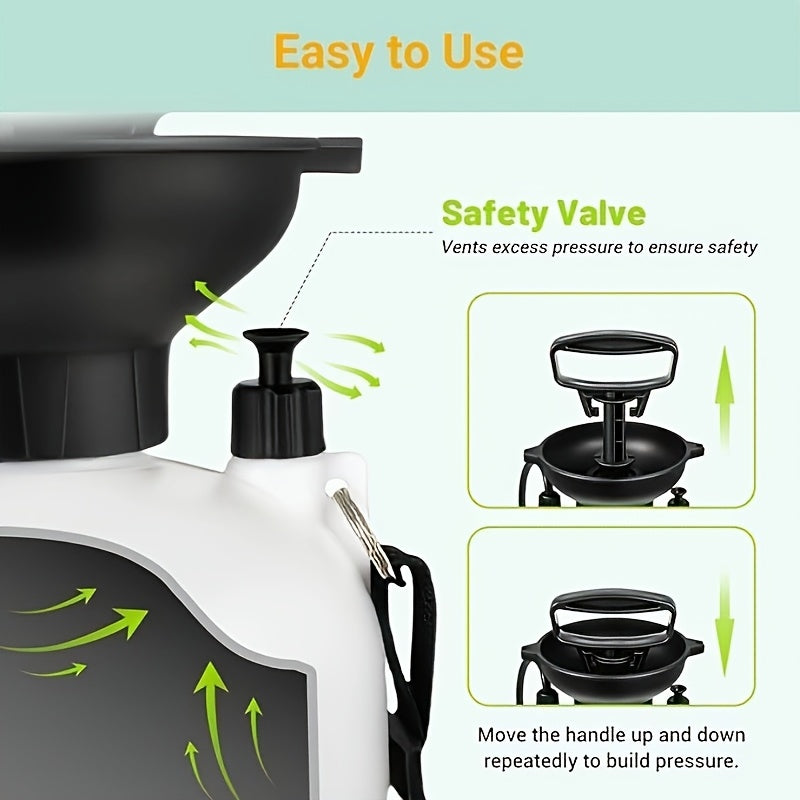 High-Pressure Camping Shower Kit with Detachable Hose and Nozzle