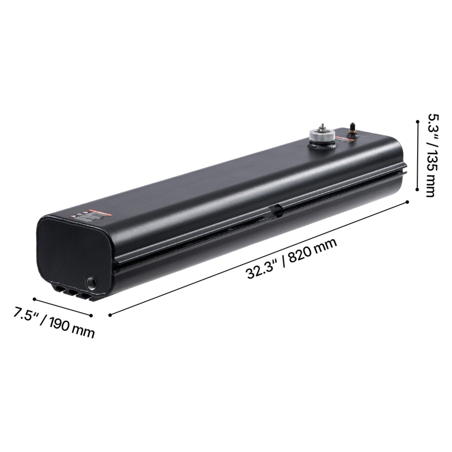 Portable Roof Rack Water Tank with Splash Guard Panel