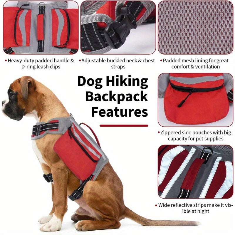 Dog Hiking Backpack for Medium and Large Breeds Adventure
