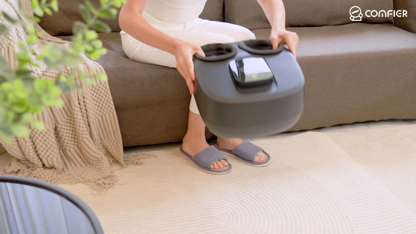 Comfier Shiatsu Foot Massager With Heat and Compression Relief
