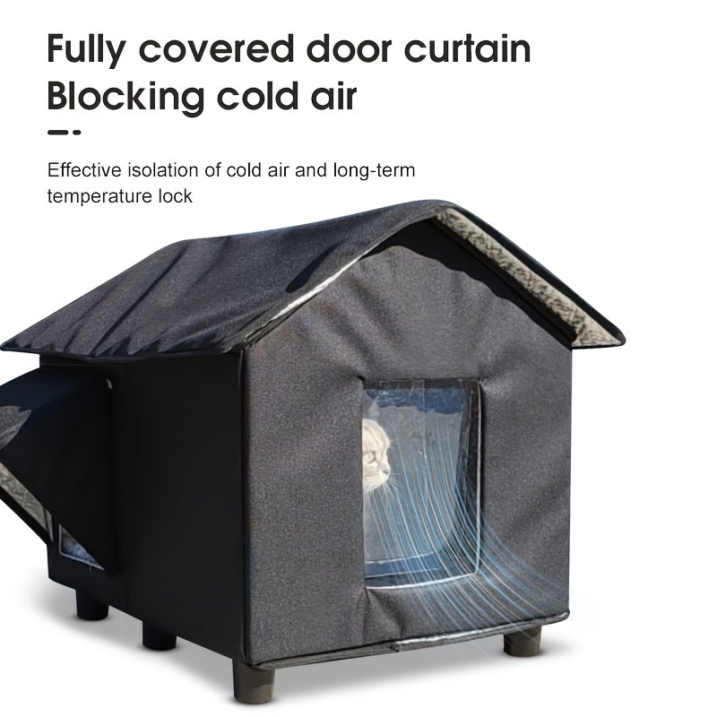 Winter Outdoor Pet Shelter For Cats And Dogs Rainproof