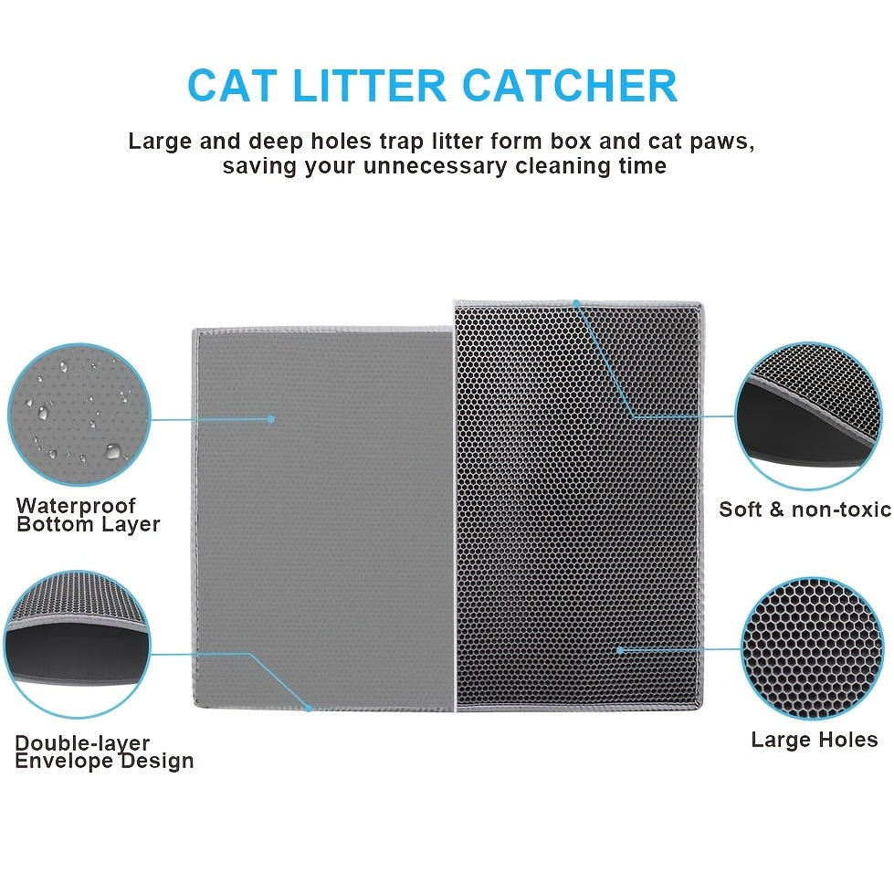 Waterproof Cat Litter Mat EVA Honeycomb With Vent Mesh