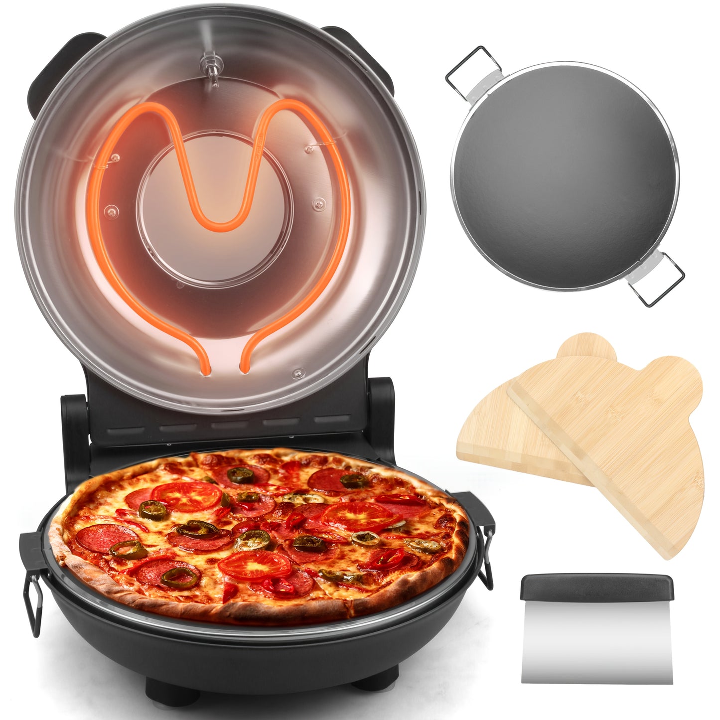Electric Quesadilla Maker Grilled Cheese With Even Heating