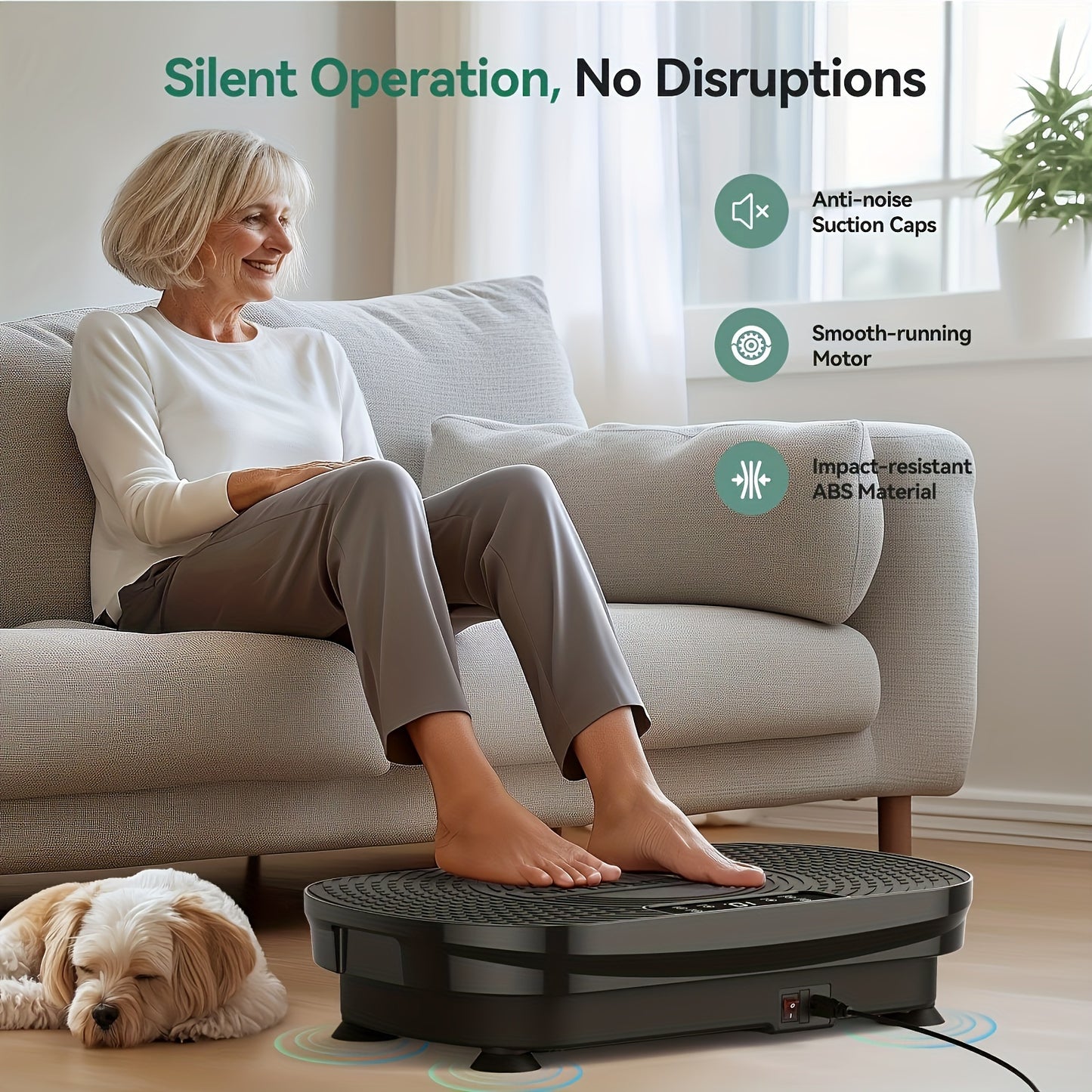 Vibration Plate Fitness Machine With Multiple Modes