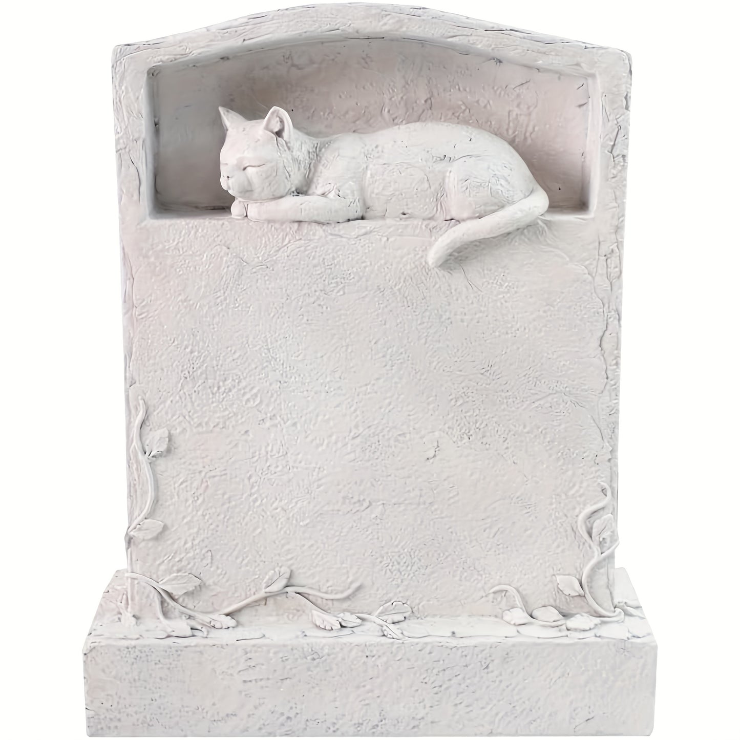 Personalized Upright Cat Memorial Stone Engraved Marker