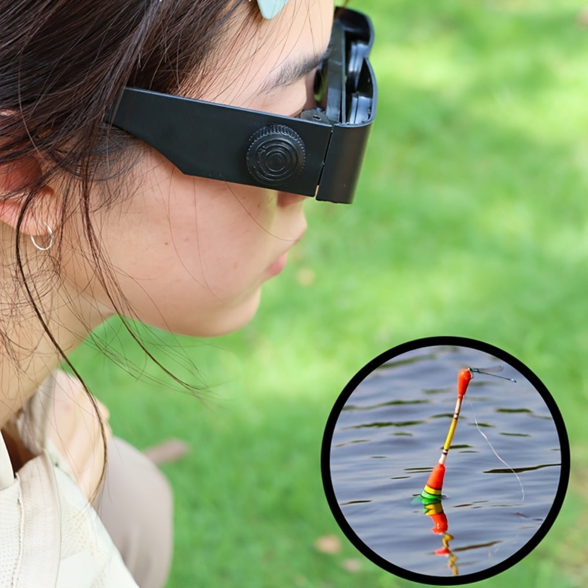 HD Night Vision Fishing Glasses with 8X Magnification