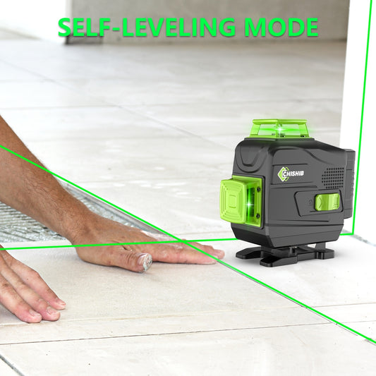 16 Line Laser Level Kit 360 Degree Auto Leveling Crosshair
