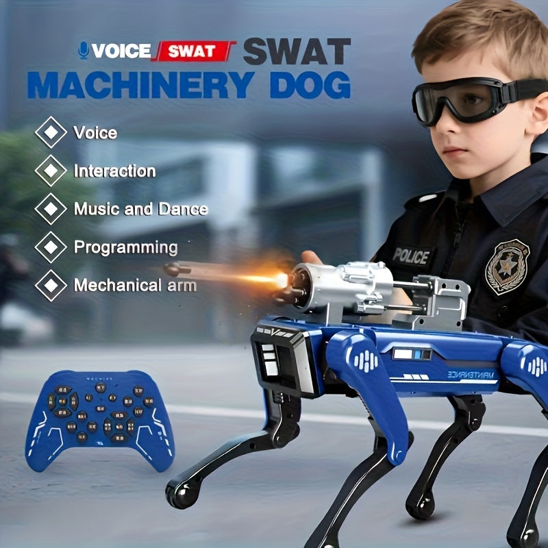 Intelligent Robot Dog With Programmable Voice Commands