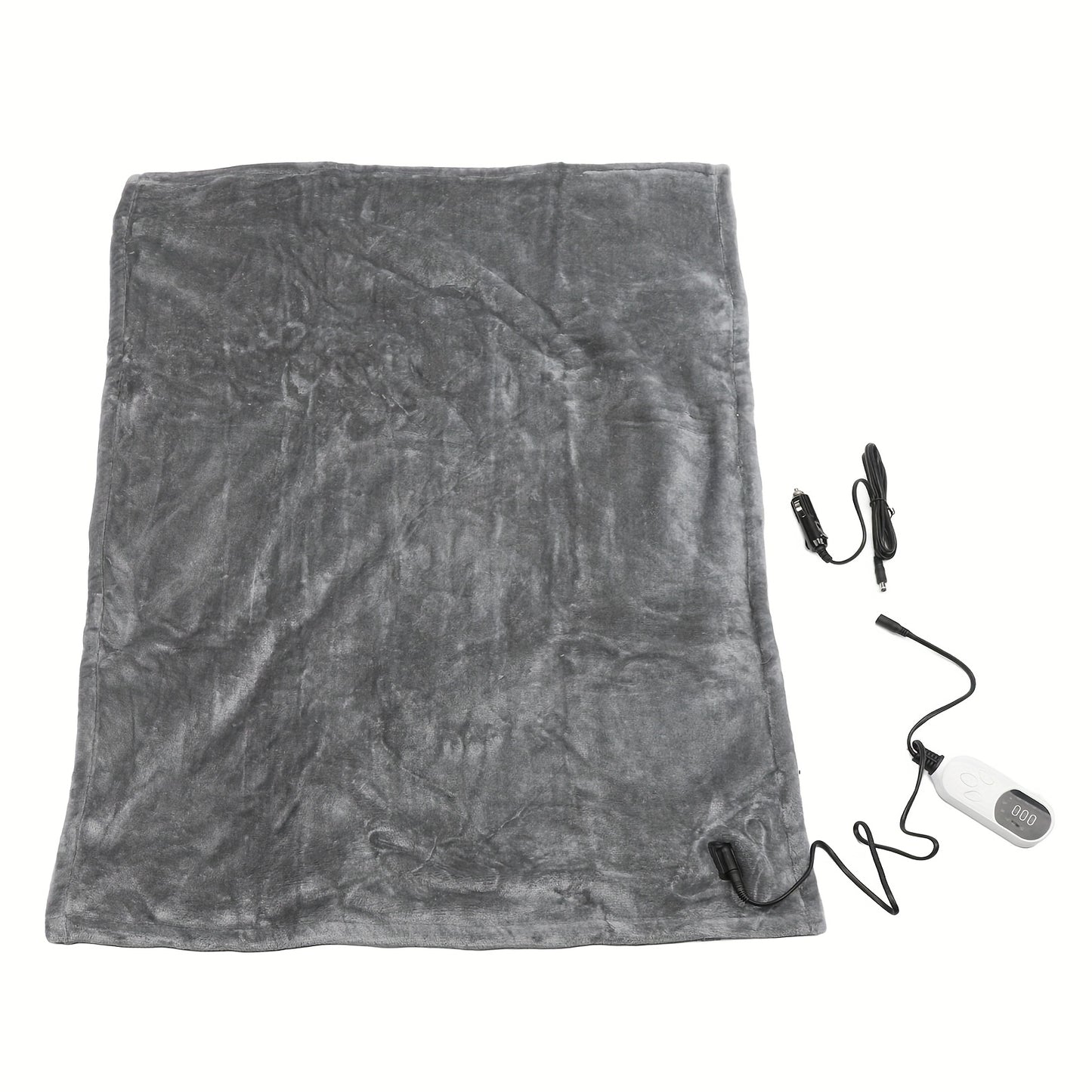 Fdit 12V Electric Heated Blanket For Cars Trucks SUVs RV