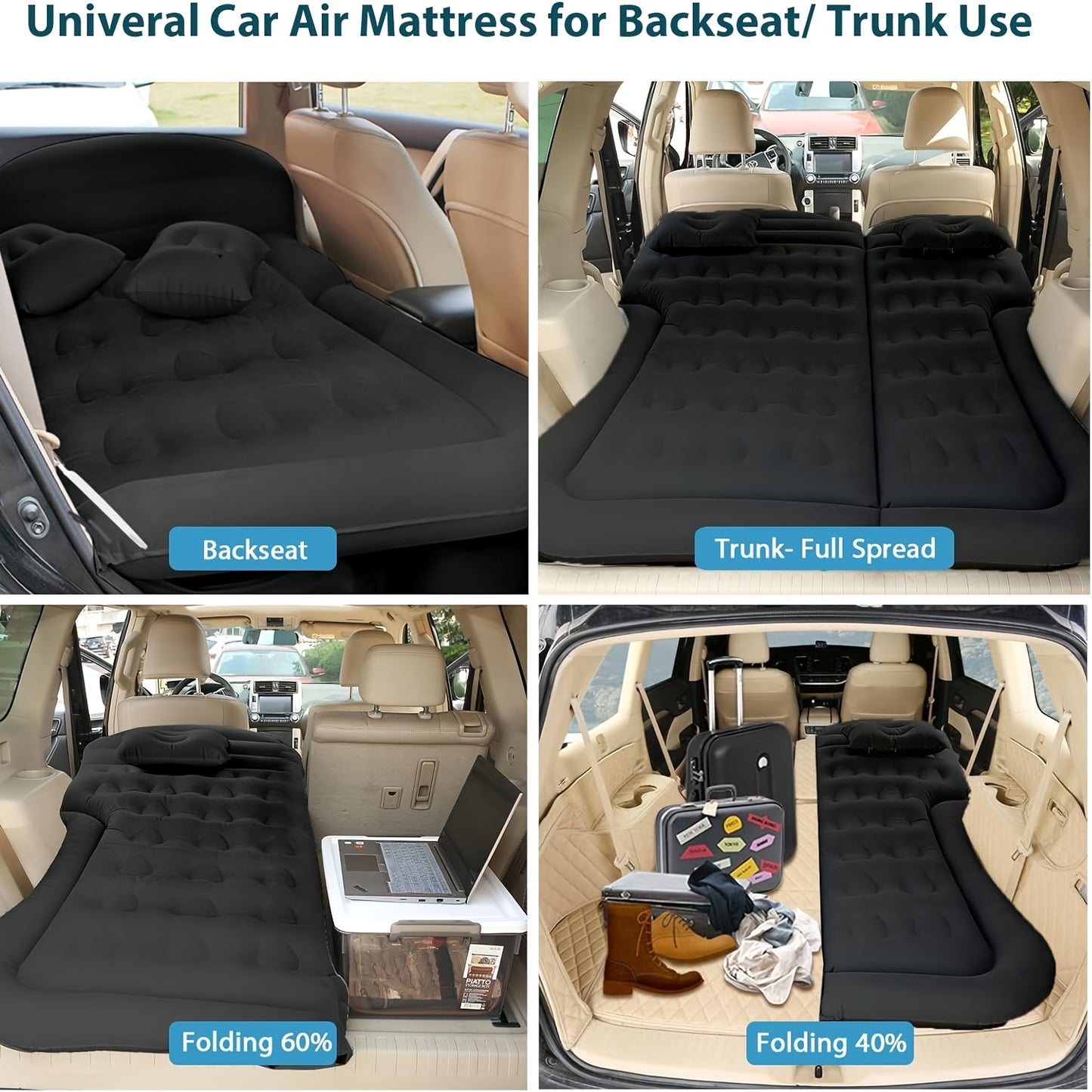 Upgraded SUV Air Mattress for Outdoor Camping Adventures