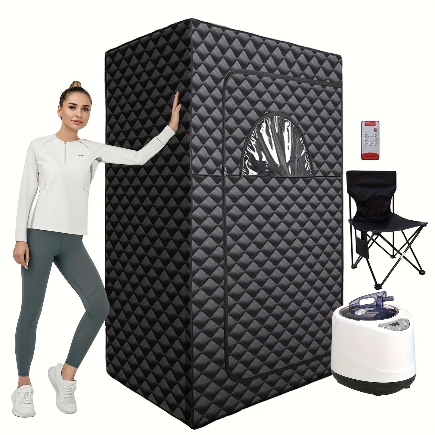 Portable Steam Sauna Box for Home Wellness and Relaxation