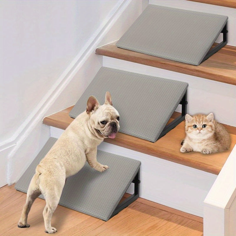 Heavy Duty Dog Ramp and Pet Steps with Non Slip Base