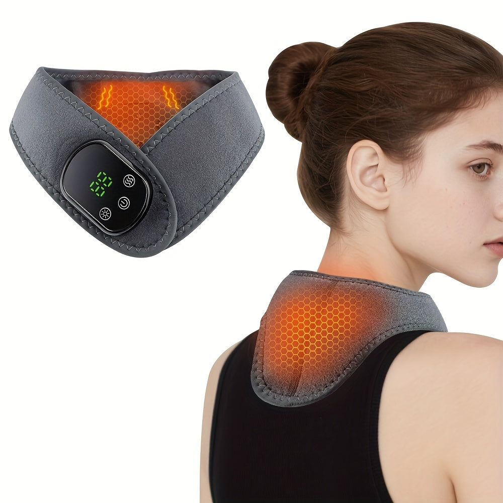 Foldable Neck Massager With Heating And 5 Heat Settings
