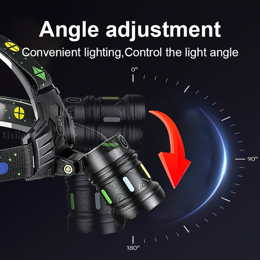 Paweinuo Rechargeable Headlamp for Outdoor Work and More