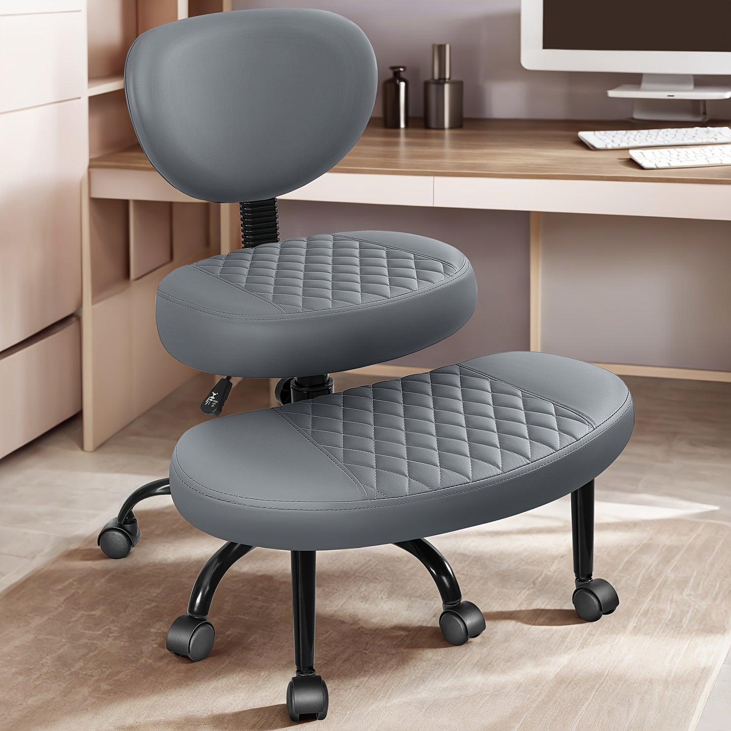 Primy Ergonomic Office Chair with Lumbar Support and Cushion