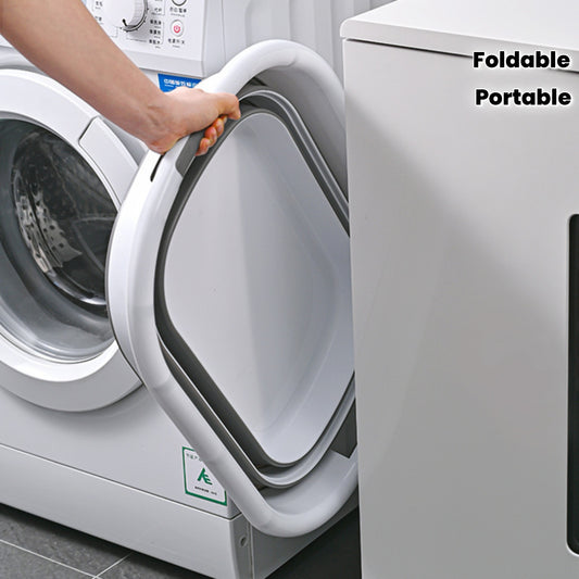 Portable Foldable Laundry Basket Wall Mount For Bathroom