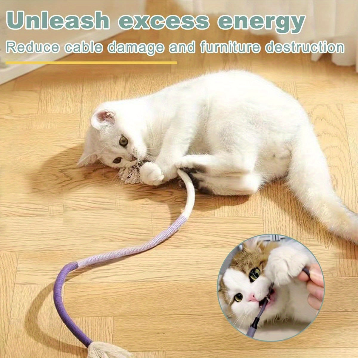 7 In 1 Hyperstimulating Cat Toy Set With Suction Cup