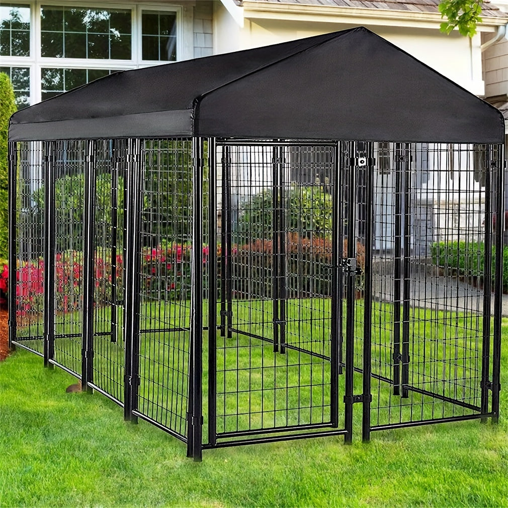 Metal Dog Kennel Outdoor Welded Wire Heavy Duty Pet Playpen