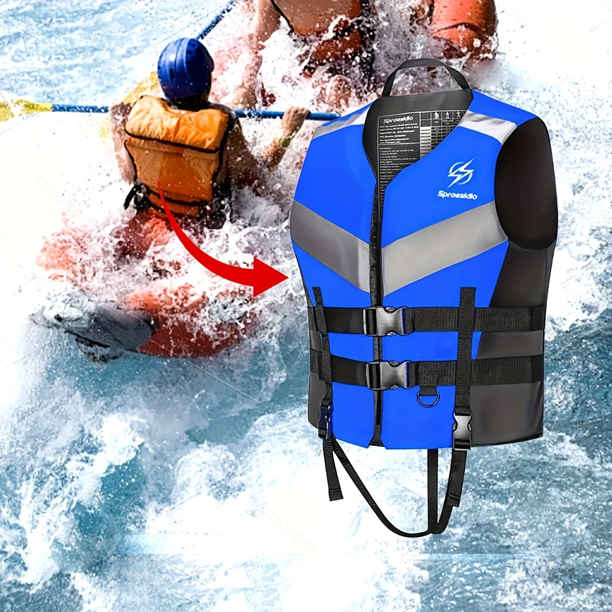 HISEA Adjustable Buoyancy Vest 50N for Adults Gear Pro