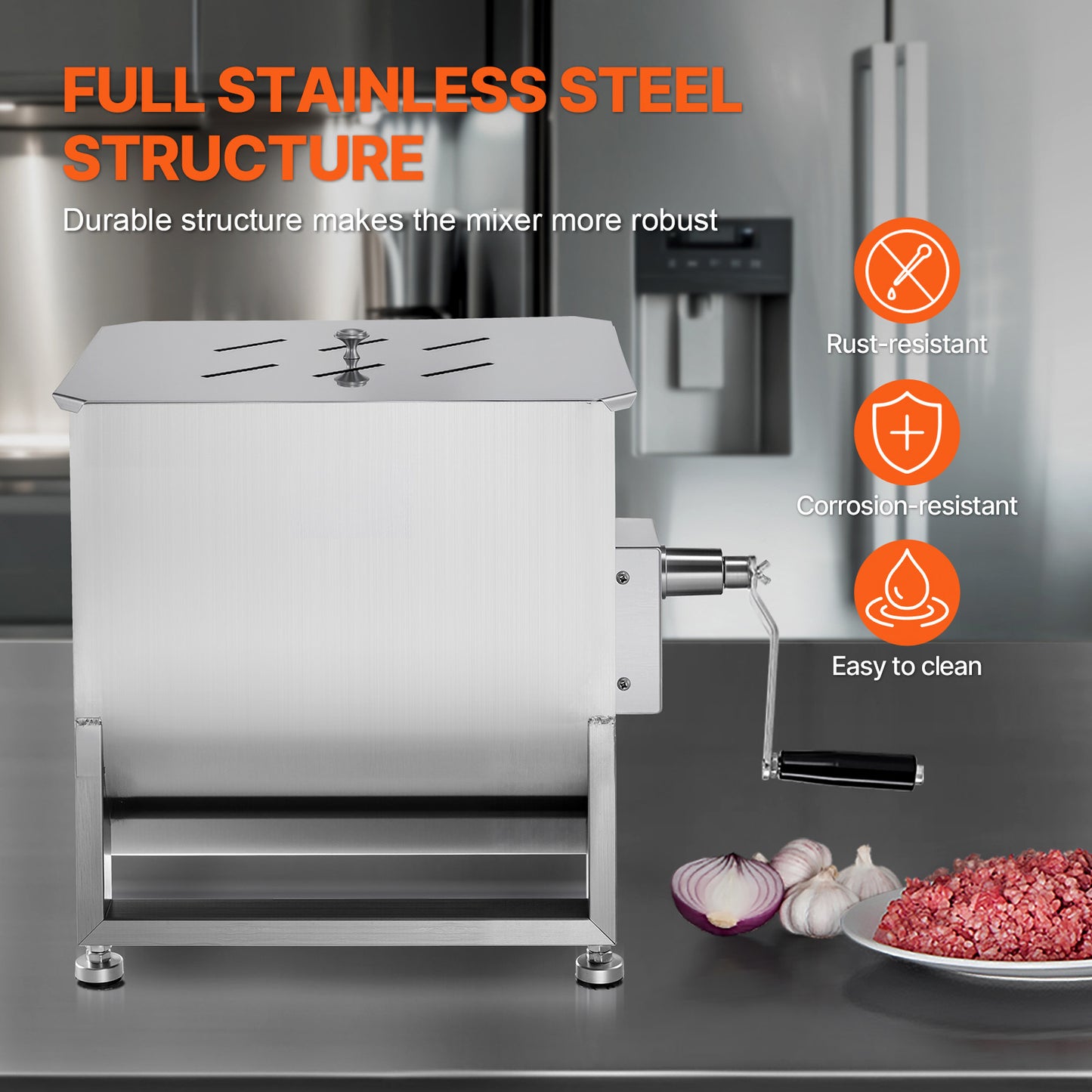 Manual Meat Mixer For Sausage And Ground Meat Mixing