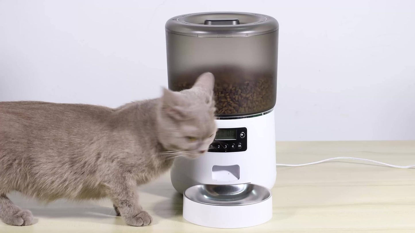 NPET Automatic Cat Feeder With Customized Meal Portions
