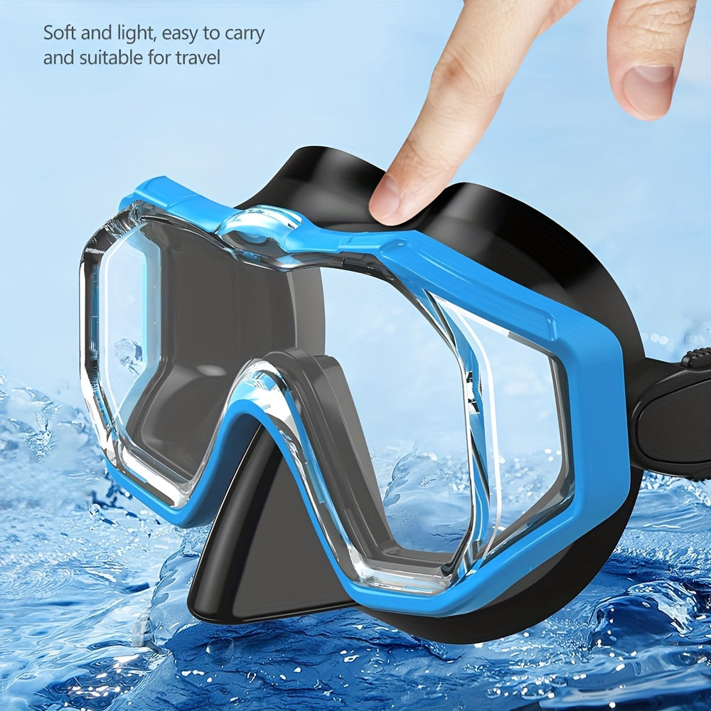 Three Window Youth Snorkeling Mask and Breathing Tube Set