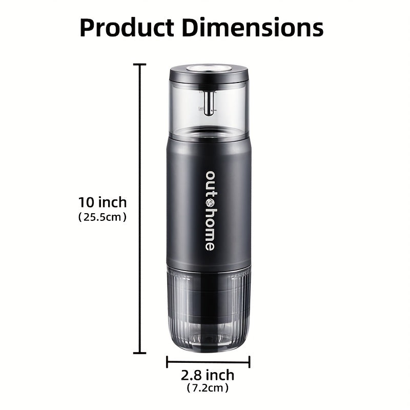 Portable Electric Espresso Machine With One Touch Operation