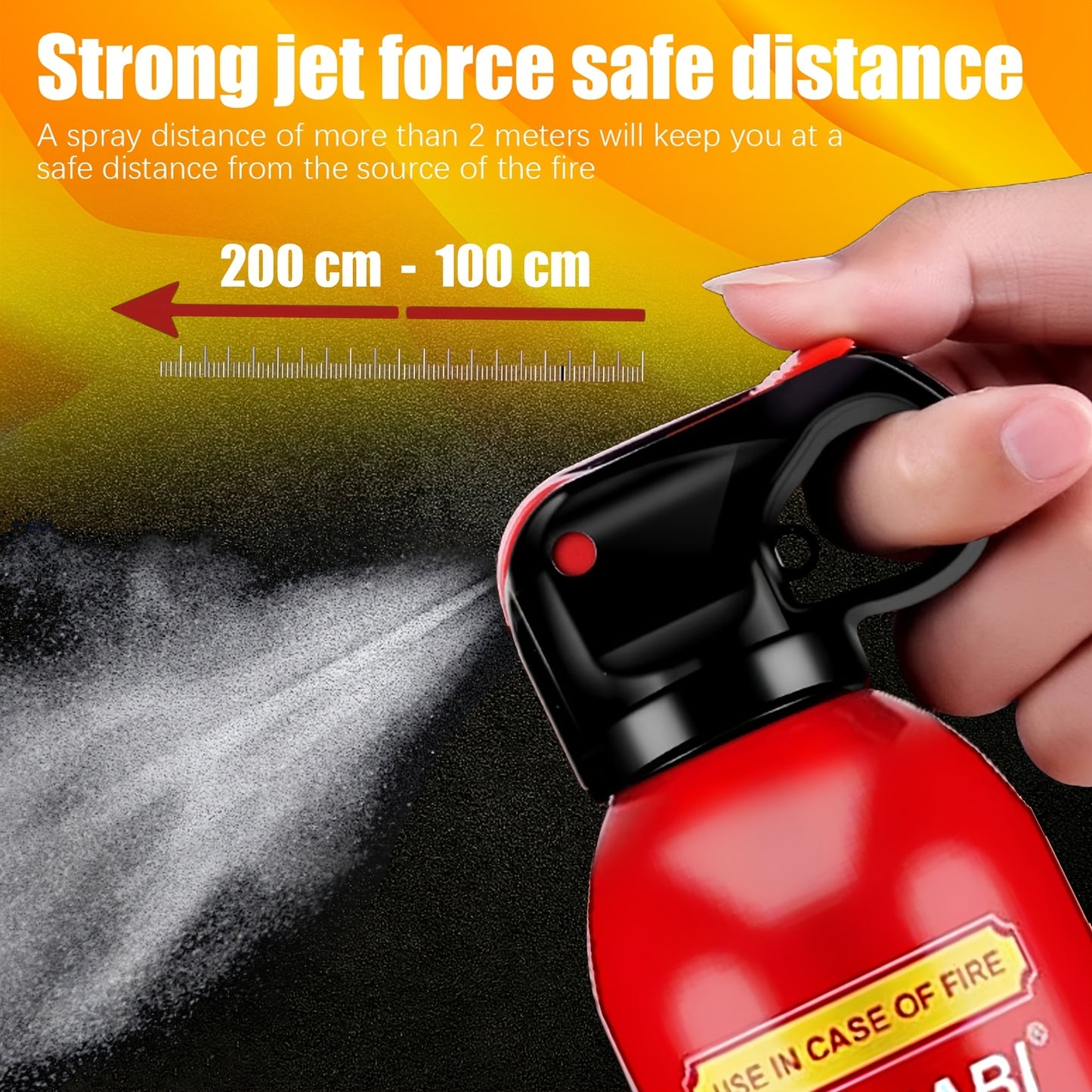 Portable Fire Extinguisher 4 In 1 For Home Garage Car
