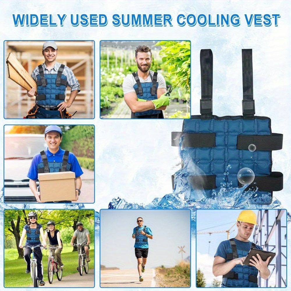 Summer Cooling Vest with Built-In Air Conditioner for Comfort
