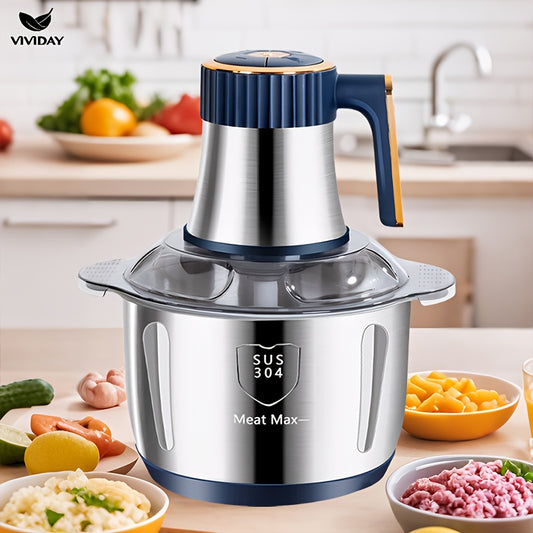 Stainless Steel Automatic Meat Grinder 5 Speed Control 30000 RPM