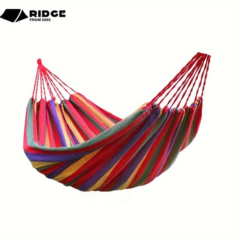 Outdoor Double Cotton Hammock With Travel Bag Portable For Camping