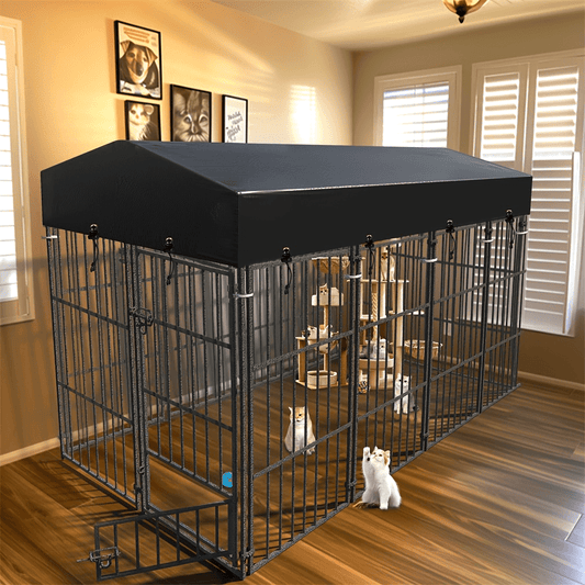 Metal Dog Kennel Outdoor Welded Wire Heavy Duty Pet Playpen