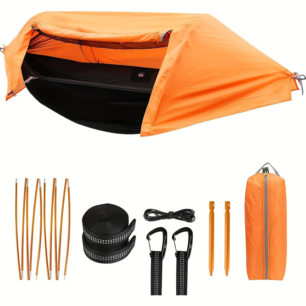 3 in 1 Camping Hammock with Mosquito Net and Rain Cover