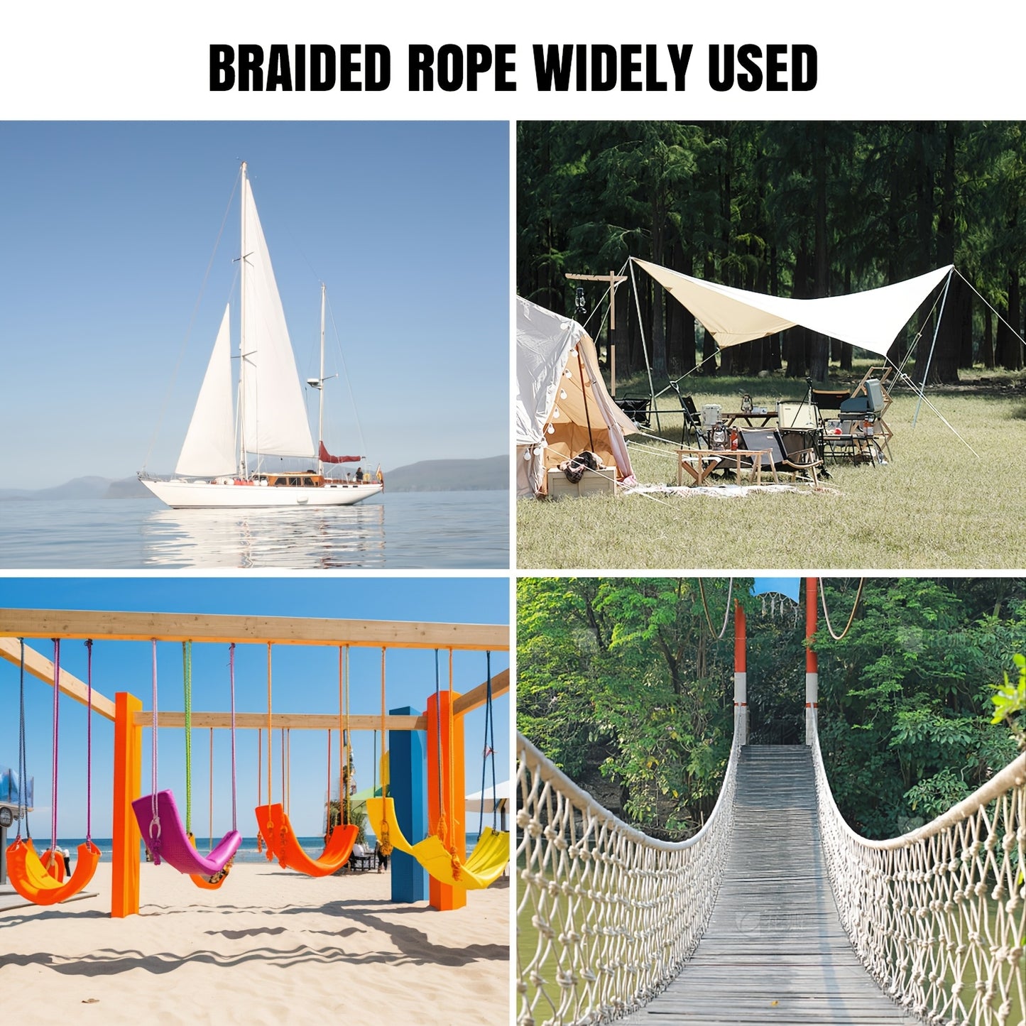 Double Braided High Strength Rope For Outdoor Activities