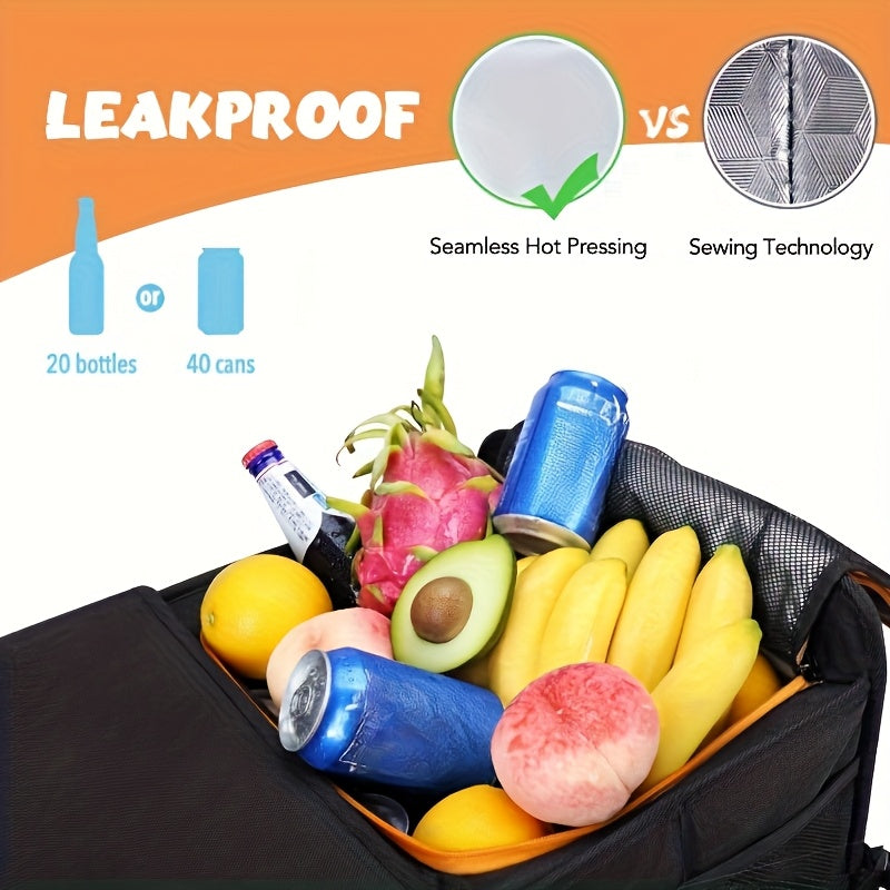 Versatile Suitcase Storage Bag with Leak-Proof Cooler and Dividers