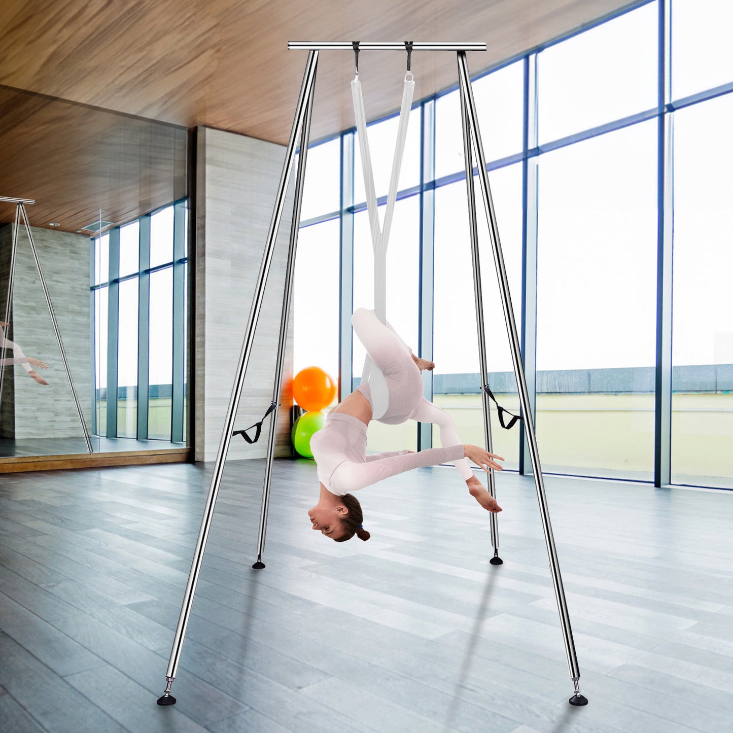 VEVOR Aerial Yoga Frame with Professional Yoga Hammock