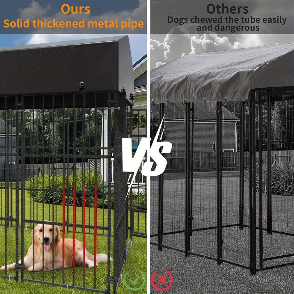 Metal Dog Kennel Outdoor Welded Wire Heavy Duty Pet Playpen