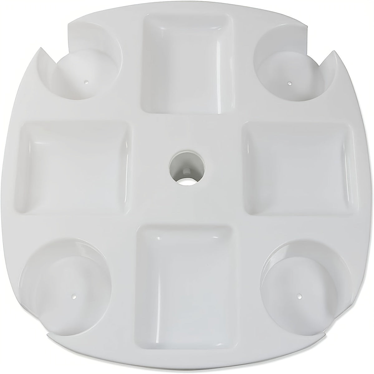 Beach Umbrella Tray with Cup Holders for Outdoor Fun